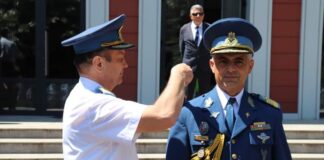 (FOTO) Comandorul Ștefan Vișinel-Leonard, moment emoționant la școala militară de la Boboc