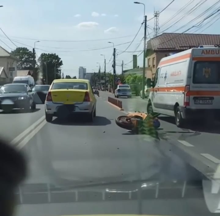 accident motocicletă