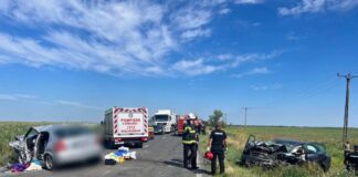 (UPDATE/FOTO) Tragedie pe DN2B, la Cilibia. Două persoane au decedat. Alte trei, rănite