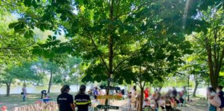 Copiii de la Școala din Parc și de la ,,Ludoteca din grădină”, de vorbă cu polițiștii