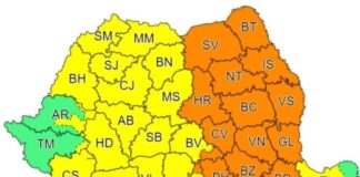 Județul Buzău, sub cod portocaliu de vreme severă. Avertizarea, valabilă până la miezul nopții