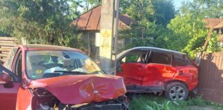 (FOTO) Accident pe DN 10, la Sătuc. Bărbat rănit
