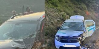 (FOTO) Patru tineri, răniți în două accidente produse la Siriu, pe DN10