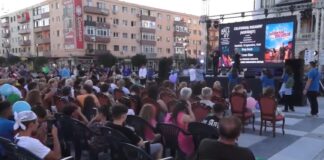 (VIDEO) Piața Dacia, ,,inaugurată” în prezența actorului american Armand Assante. Eveniment BIAF în centrul Buzăului