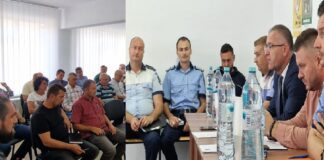 Prefectul Țiclea, întâlnire cu polițiștii de la Permise, Rutier și instructorii auto. Ce le-a transmis șeful de la Casa Albă