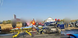 (UPDATE/FOTO) Grav accident pe E85. Trafic blocat la Autorolla