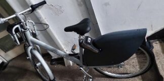(FOTO) ,,Prima tentativă de furt”. Unde și cum a fost găsită o bicicletă luată dintr-o stație publică