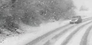 (VIDEO) Buzăul, sub cod galben. Ninge deja la munte
