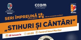 Seniorii buzoieni, invitați la ,,Stihuri și cântări”. Joi, 15 ianuarie, la Centrul ,,Iazul Morilor”