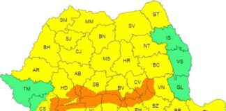 Județul Buzău, sub avertizare de cod galben și portocaliu