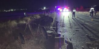 (FOTO) Căruță spulberată la Ziduri. Bărbat rănit