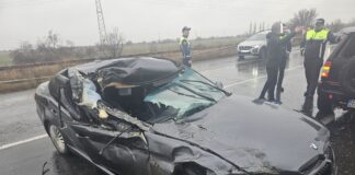 (UPDATE/FOTO) Al treilea accident din această după-amiază. Impact pe șoseaua de centură a Buzăului