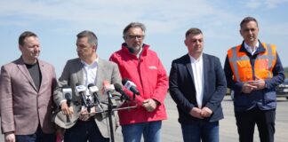 VIDEO/FOTO. Ministrul Grindeanu, la Rm. Sărat: ,,La sfârșitul acestui an, vom circula pe toți cei peste 82 de km ai Autostrăzii Buzău- Focșani!”