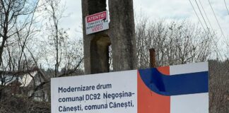 (FOTO) Stadiul proiectului de modernizare a drumului comunal Negoșina-Cănești
