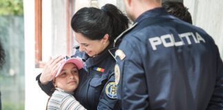 (VIDEO/FOTO) Povestea Florentinei, fetița de 9 ani sărbătorită de polițiști. Surpriză de ziua onomastică