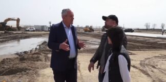 (VIDEO) ,,Buzăul devine mult mai atractiv…”. Primarul Toma, lângă șantierul autostrăzii