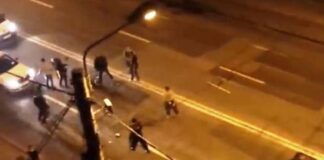 Scandal în centrul Buzăului. Bătaia s-a lăsat cu rețineri