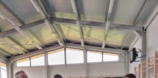 (FOTO) SĂPOCA. Sală de sport nouă și lucrări începute la rețeaua de gaze