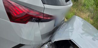 (FOTO) O adolescentă și o femeie, rănite într-un accident pe E85, la Poșta Câlnău