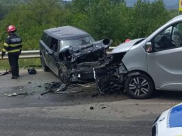 (UPDATE/FOTO) Trafic blocat pe DN 10, la Măgura. Accident grav