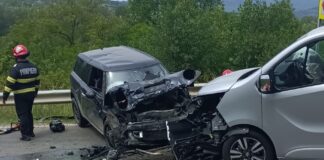 (UPDATE/FOTO) Trafic blocat pe DN 10, la Măgura. Accident grav