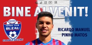 Atacant crescut de Benfica Lisabona, la Gloria Buzău