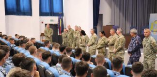 (FOTO) Gardă Națională din SUA, la școala militară Boboc. Vizită inedită