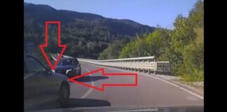 (VIDEO) Ce inconștient! Depășire periculoasă, accident evitat la limită