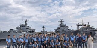 (FOTO) INEDIT. Elevii de la Boboc, la bordul Fregatelor „Regina Maria” și „Mărășești”