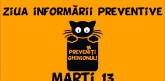 Marți, 13. ,,Ghinionul poate fi prevenit! Fiți precauți!”