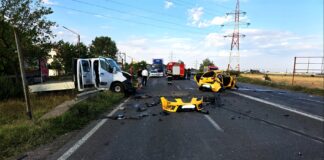 (UPDATE/VIDEO) Tragic. Doi tineri, soț și soție, morți în accident. Momentul impactului