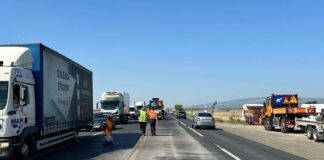 (FOTO) Atenție, șoferi! Zonă cu restricții. Au început lucrările între Pasarela Nehoiu și Hanul lui Țintă