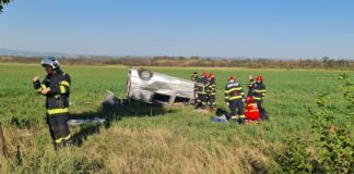 (UPDATE/FOTO) Șoferul, un tânăr vrâncean, a murit. O altă victimă, în stare gravă. Accident pe E85, la Potârnichești