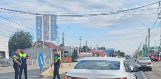 (UPDATE/FOTO) Femeie rănită pe ,,zebră”. Accident pe E85, în Mărăcineni