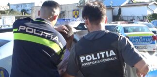 (VIDEO) Cum au fost prinși trei indivizi, după ce au dat spargere la o firmă din Buzău