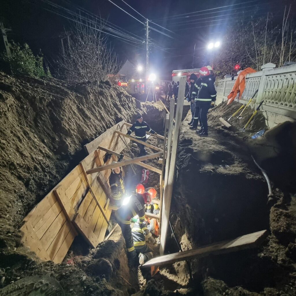 misiune salvare ISU Buzău, persoane surprinse sub mal