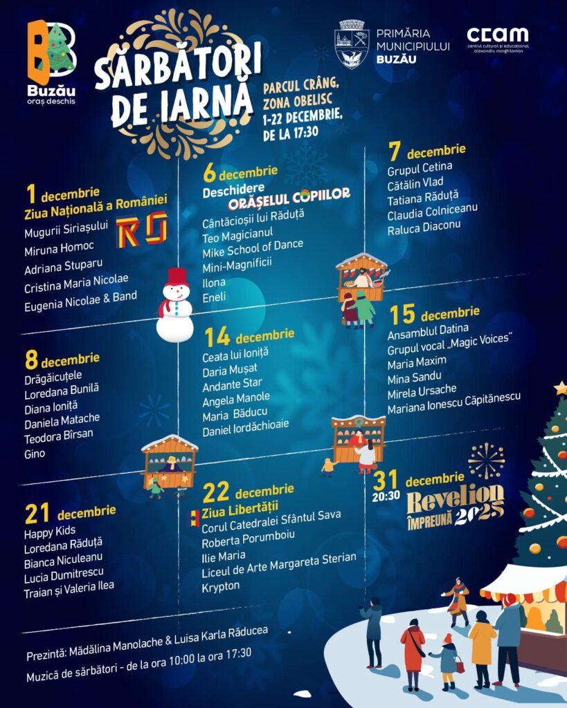 spectacol Orășelul Copiilor Buzău Moș Nicolae