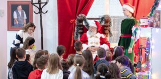 (FOTO) Mic dejun cu Moș Crăciun, pentru sute de copii buzoieni