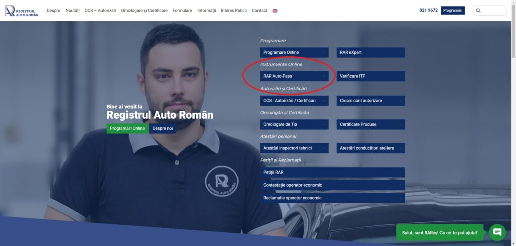 istoric auto, RAR Auto-Pass