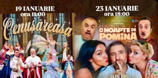 ,,Cenușăreasa” și ,,O noapte de pomină”, la Teatrul ,,George Ciprian”