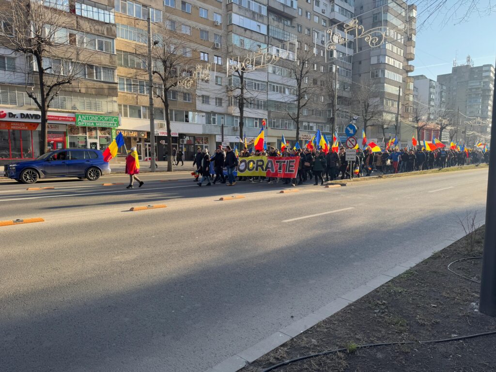protest AUR Buzău