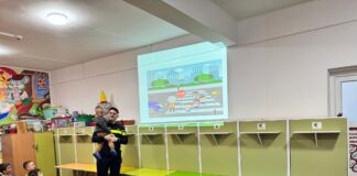 (FOTO) Copiii de la Grădinița nr. 3 din Buzău, vizitați de polițiști