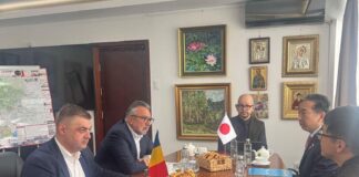(FOTO) Președintele Consiliului Județean, Lucian Romașcanu, întâlnire la Buzău cu Ambasadorul Japoniei, Katae Takashi