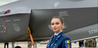 (VIDEO/FOTO) Pasiune pentru muzică, vis în uniformă militară. Georgiana Mirea, elevă la școala de la Boboc