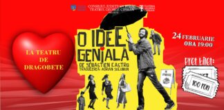 (VIDEO) ,,O idee genială”, de Ziua Îndrăgostiților, la Teatrul ,,George Ciprian”