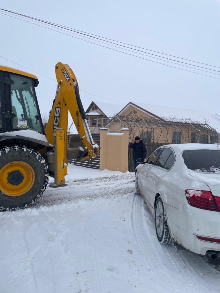 deszăpezire drumuri Mărăcineni