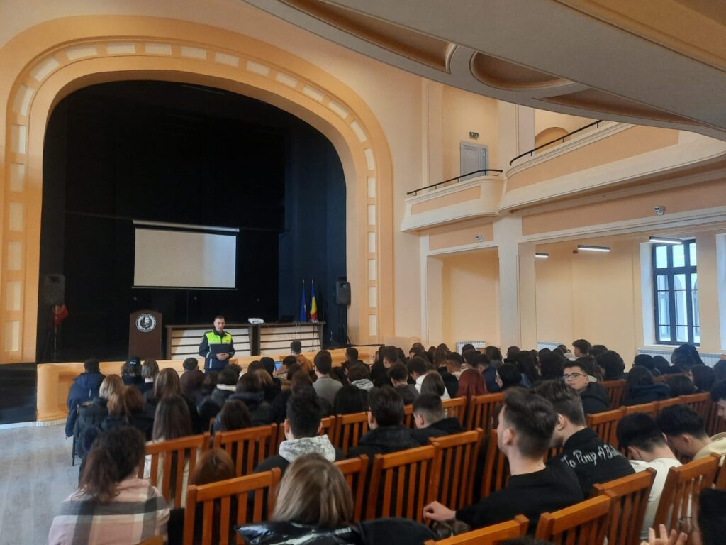 activitate Poliție Buzău, Colegiul Național Mihai Eminescu Buzău