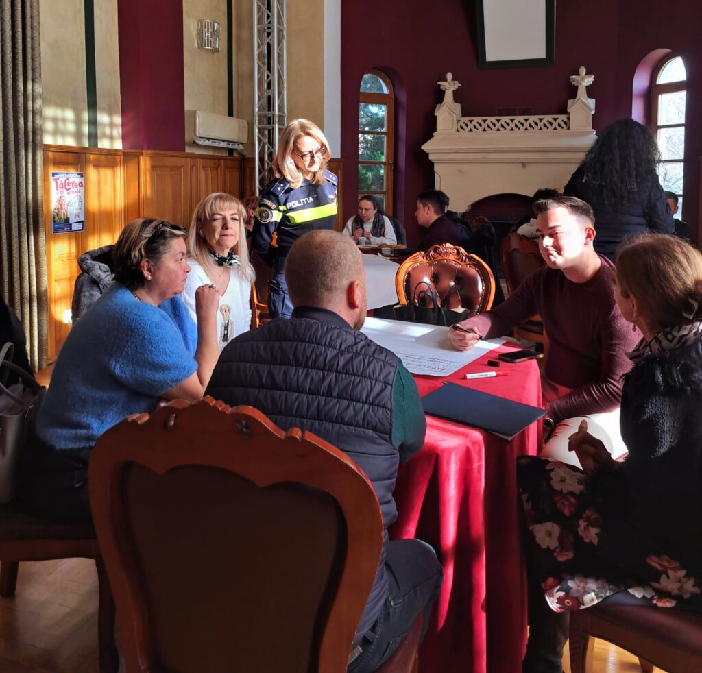 cafeneaua publică elevi polițiști Buzău, Centrul Cultural și Educațional Alexandru Marghiloman Buzău, IPJ activitate preventivă Buzău