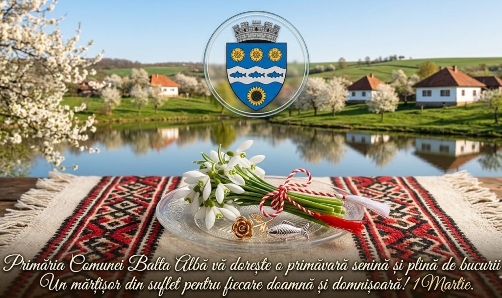 mesaj Mărțișor 2025 Primăria Balta Albă