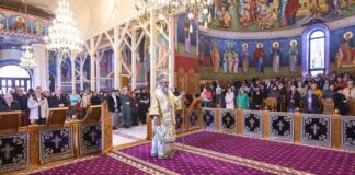 (FOTO) Sute de buzoieni, la Catedrala Arhiepiscopală, în Duminica Ortodoxiei